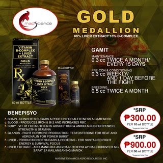 gold medallion injectable how to use